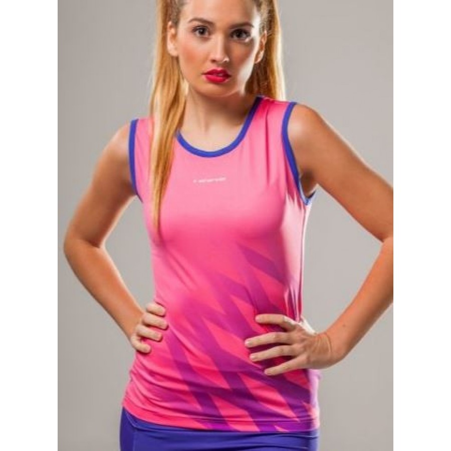 ROPA DE PADEL STARVIE Camiseta Power Net Garnet  Oferta + Barato