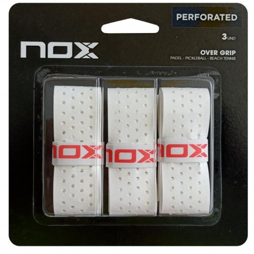Blister Nox Pro Perforated White 3 Overgrips
