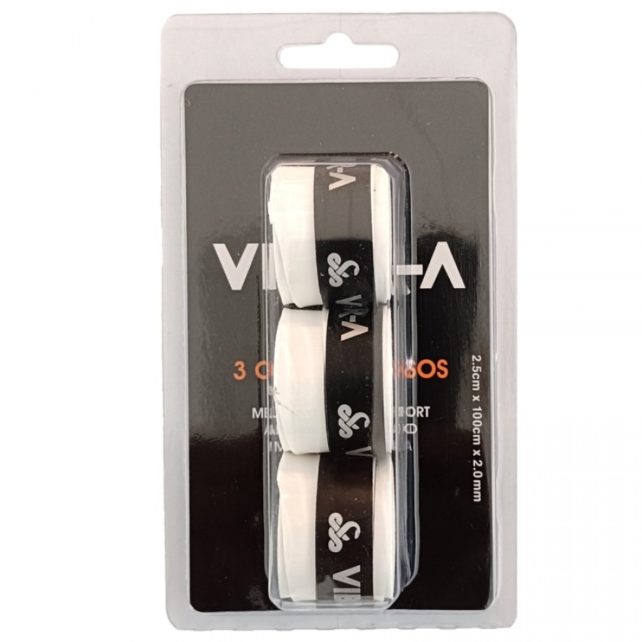 Blister Vibora Pro Liso Blanco 3 Overgrips   Offer + Cheap