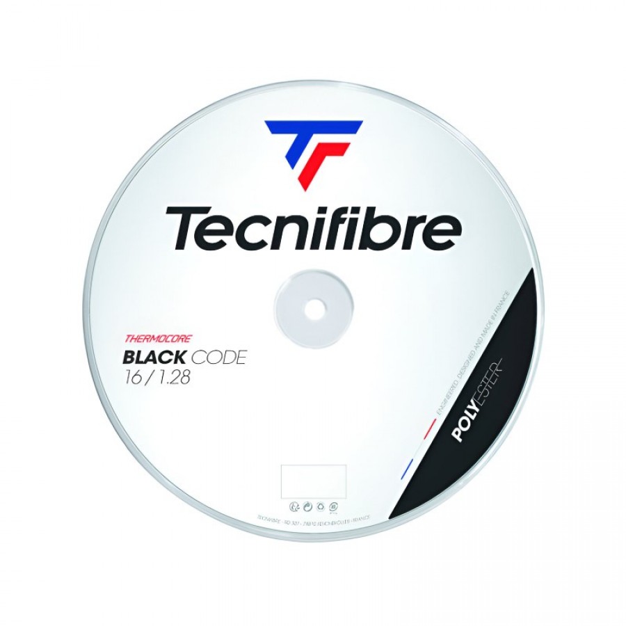 Moulinet Cordaje 200m Tecnifibre Black Code 1,28mm  Offre - Pas cher