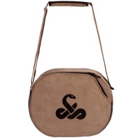 Bolso Vibora Diva Swarovski Marron