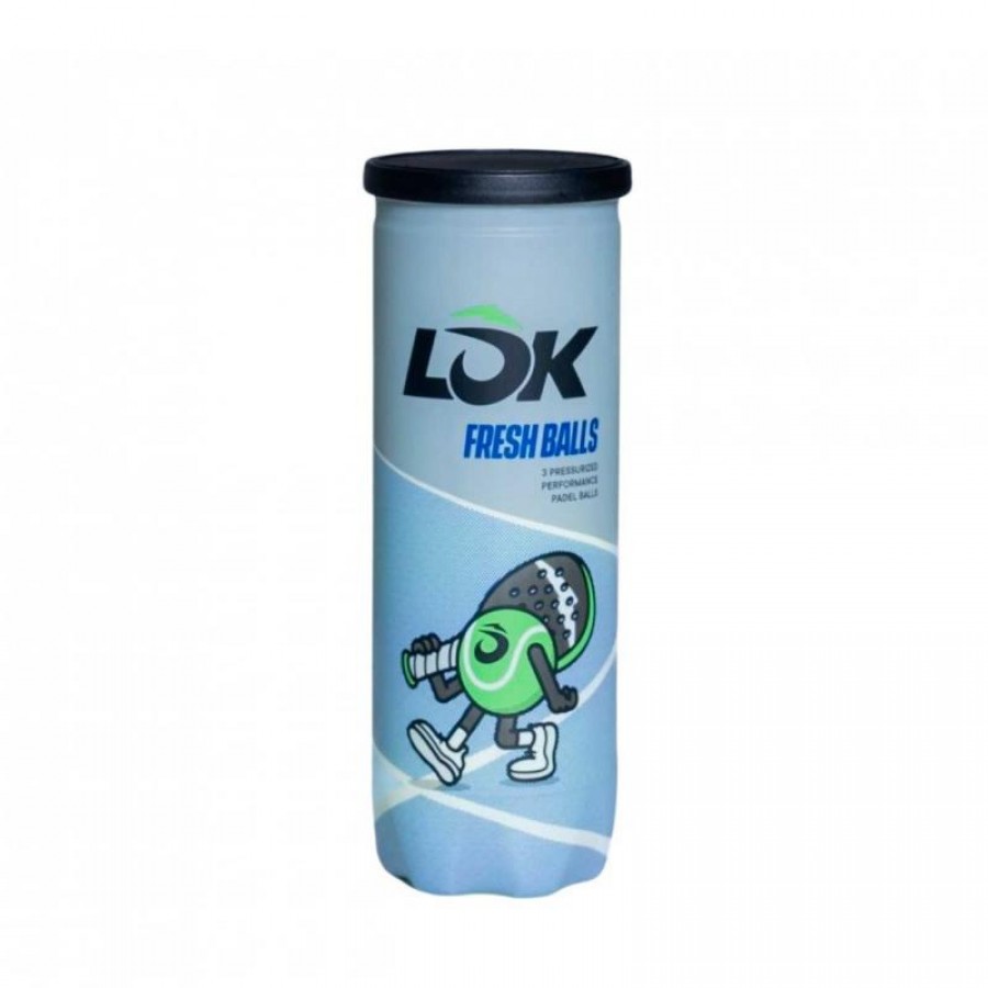 Bote de 3 Pelotas Lok Fresh  Oferta + Barato