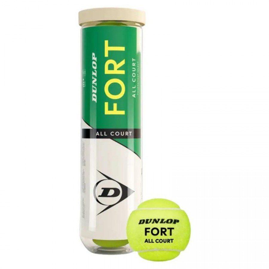 Bote de 4 Pelotas Dunlop Fort All Court Tenis  Offerta + Economico