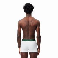 Boxers Lacoste Preto Branco Cinza Vigore 3 Unidades  Oferta + Barato
