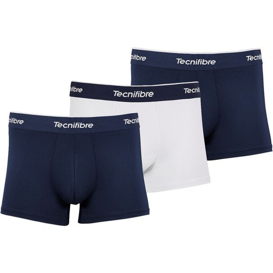 Tecnifibre Boxers Navy White 3 Units  Offer + Cheap