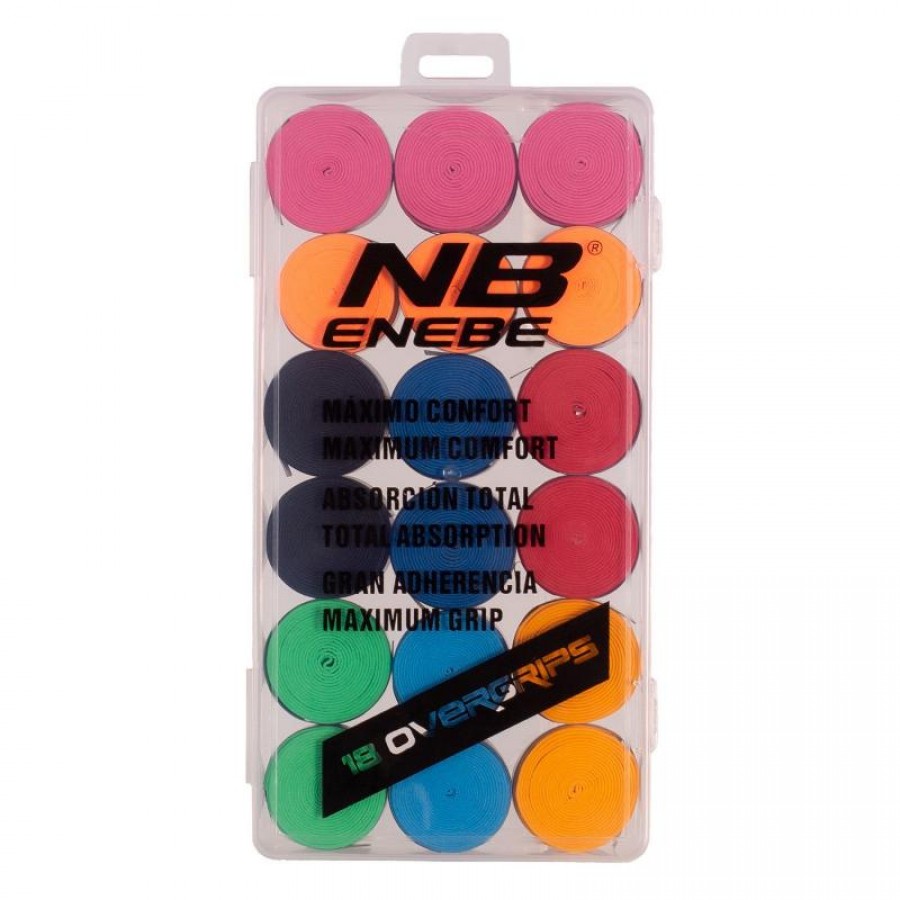 Caja Enebe 18 Overgrip Liso Multicolor  Offerta + Economico