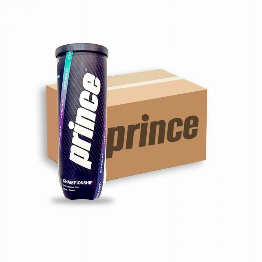 Boite 72 Boules - 24 Bidons de 3 pieces - Prince Championship Extraduty  Offre - Pas cher