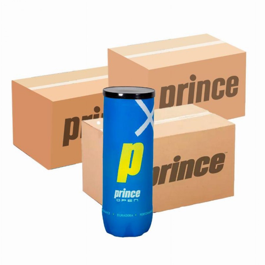 Cajon 72 Pelotas - 24 Botes de 3 uds - Prince Padel Open x 3 Unidades  Oferta + Barato