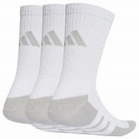 Adidas Essentials Cushioned Crew Socks White Gray 3 Pairs  Offer + Cheap