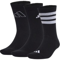 Calcetines Adidas Logo Negro 3 Pares  Oferta + Barato