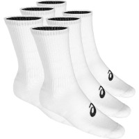 Asics Crew White Socks 6 Pairs  Offer + Cheap