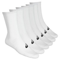 Asics Crew White Socks 6 Pairs  Offer + Cheap