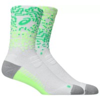 Calcetines Asics Performance Crew Blanco Verde 1 Par