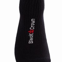 Black Crown Premium High Black Socks 1 Pair  Offer + Cheap