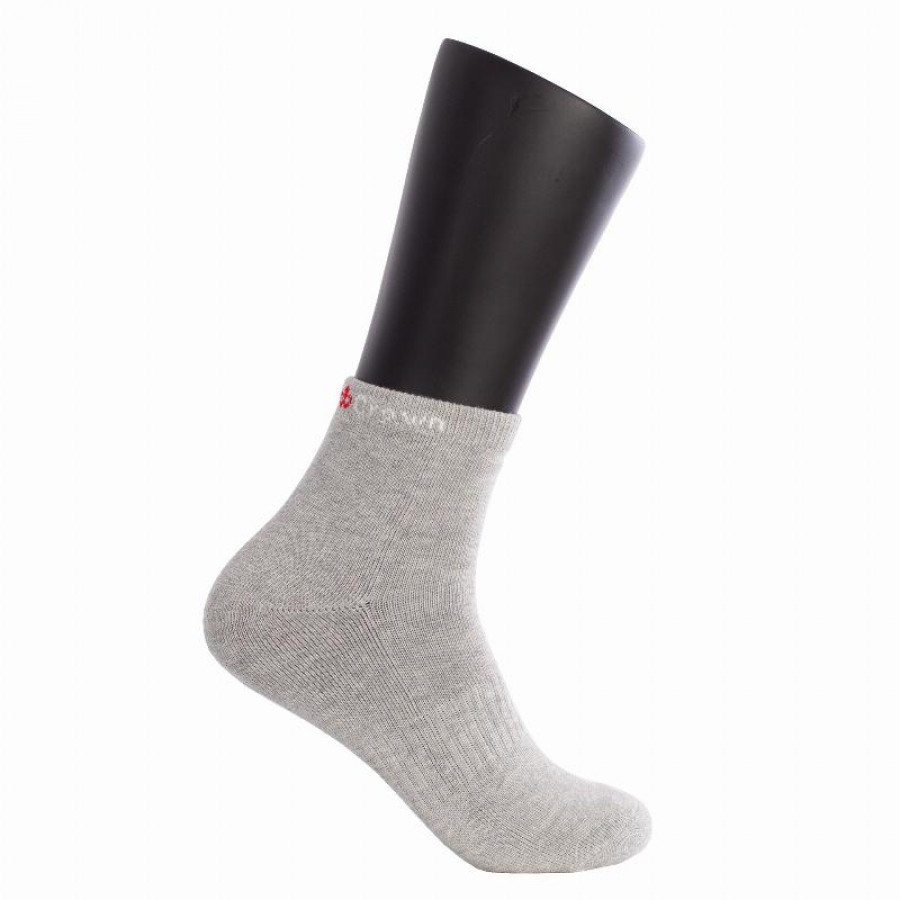 Black Crown Pro Ankle Socks Grey 1 Pair  Offer + Cheap