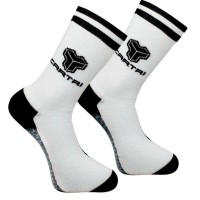 Cartri Adler High White Black Socks 1 Pair  Offer + Cheap