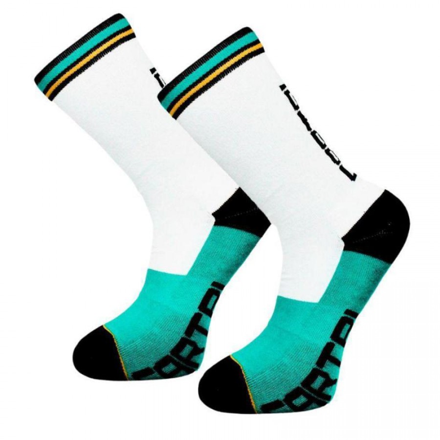 Cartri Titus High Blanc Vert Chaussettes 1 Paire  Offre - Pas cher