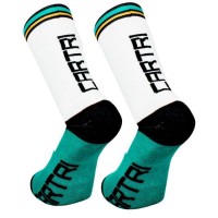 Cartri Titus High Blanc Vert Chaussettes 1 Paire  Offre - Pas cher
