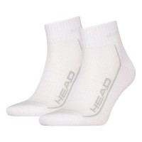 Calcetines Head Performance Quarter Blanco Gris 2 Pares  Oferta + Barato