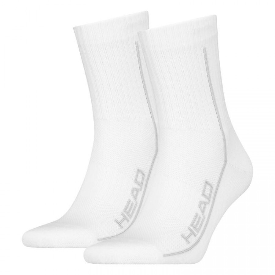 Calcetines Head Performance Short Crew Blanco 2 Peças  Oferta + Barato