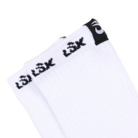 Lok Short Accent White Socks 1 Pair  Offer + Cheap