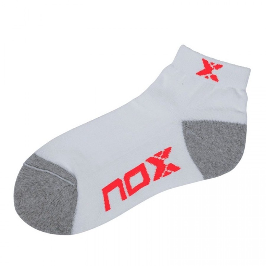 Nox White Orange Socks 1 Pair  Offer + Cheap