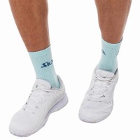 Siux Reveal Chaussettes Mi-mollet Blanc Turquoise 2 Paires  Offre - Pas cher