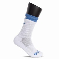 Softee Double White Navy Socks 1 Pair