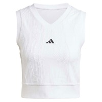 T-shirt Femme Adidas Crop Top Pro Blanc  Offre - Pas cher