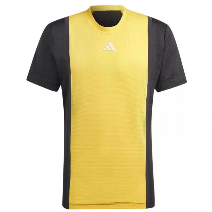 Adidas Freelift Pro T-Shirt Yellow Black  Offer + Cheap