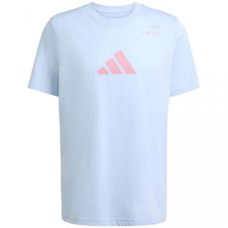 T-shirt adidas Padel Graphic Bleu Clair  Offre - Pas cher