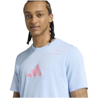 T-shirt adidas Padel Graphic Bleu Clair  Offre - Pas cher