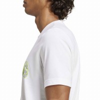 Adidas Tennis Graphic White T-Shirt  Offer + Cheap