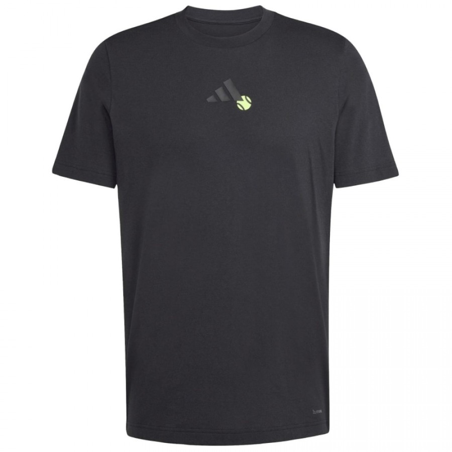 Camiseta Adidas TNS JEU Negro  Oferta + Barato