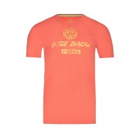 T-shirt en coton Bidi Badu Mapalo Coral Light Yellow