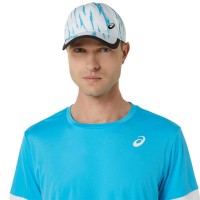 Camiseta Asics Court Aqua Glossy White  Oferta + Barato