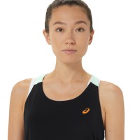Camiseta Asics Court Performance Negro Menta Mujer  Offre - Pas cher