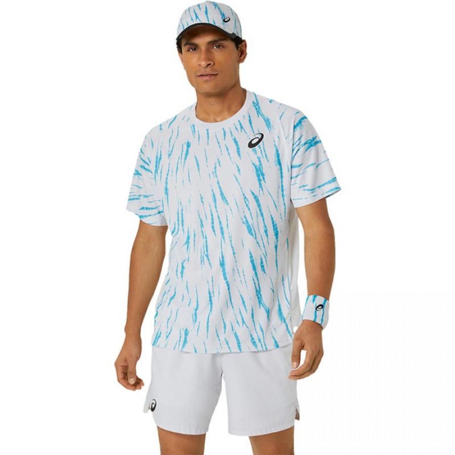 Camiseta Asics Game Glossy White  Oferta + Barato