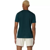 Camiseta Asics Match Seasonal Graphic Verde Saxon  Offer + Cheap