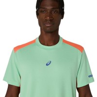 Camiseta Asics Padel Court SS Top Menta Coral