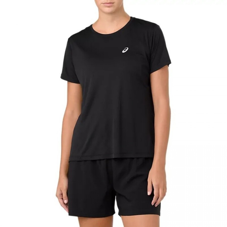 Asics Silver Black Women''s T-Shirt
