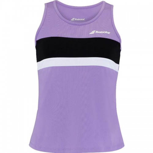 Camiseta Babolat Padel Lavanda Mujer