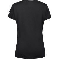 Camiseta Babolat Play Capsleeve Negro Mujer