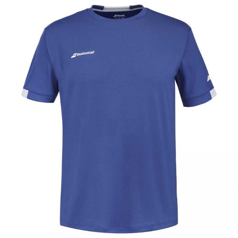 Babolat Play Crew T-Shirt Bleu Blanc