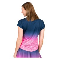 Bidi Badu Colortwist Pink Dark Blue Women  s T-Shirt