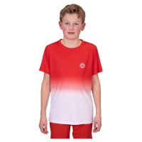 Camiseta Bidi Badu Crew Gradiant Rojo Blanco Junior  Oferta + Barato