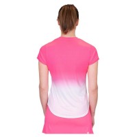 Bidi Badu Crew Gradiant Tee Pink White Women  s T-Shirt