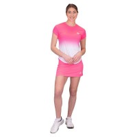 Bidi Badu Crew Gradiant Tee Pink White Women  s T-Shirt