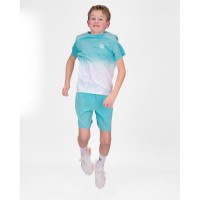Bidi Badu Crew Gradiant Aqua Blanco Junior T-shirt  Offre - Pas cher