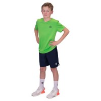Camiseta Bidi Badu Crew Vert Fluo Dark Azul Junior  Offre - Pas cher